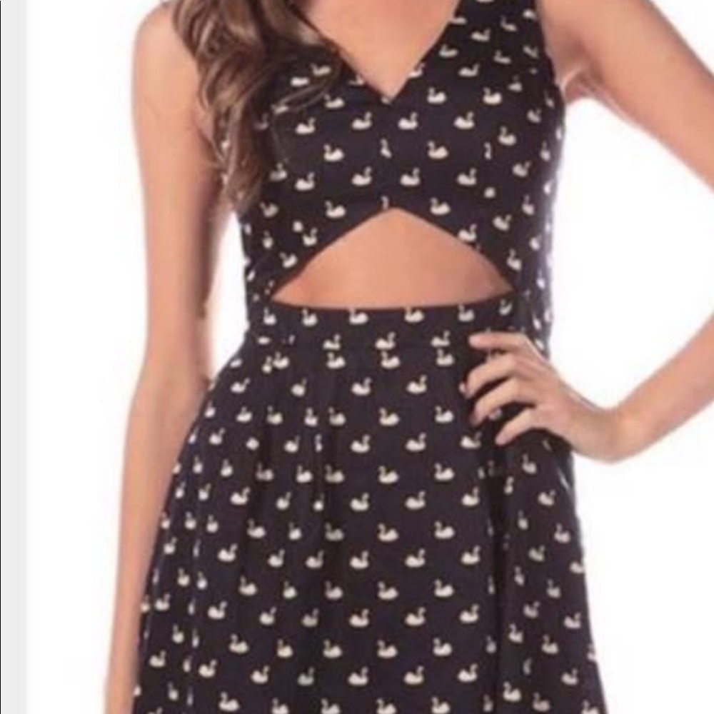 Topshop Swan Skaters Dress Size 8